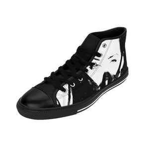 Residue Gas Mask Men's High-top Sneakers
