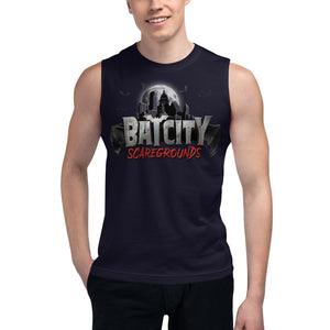 Official Bat City Scaregrounds Skyline Muscle Shirt