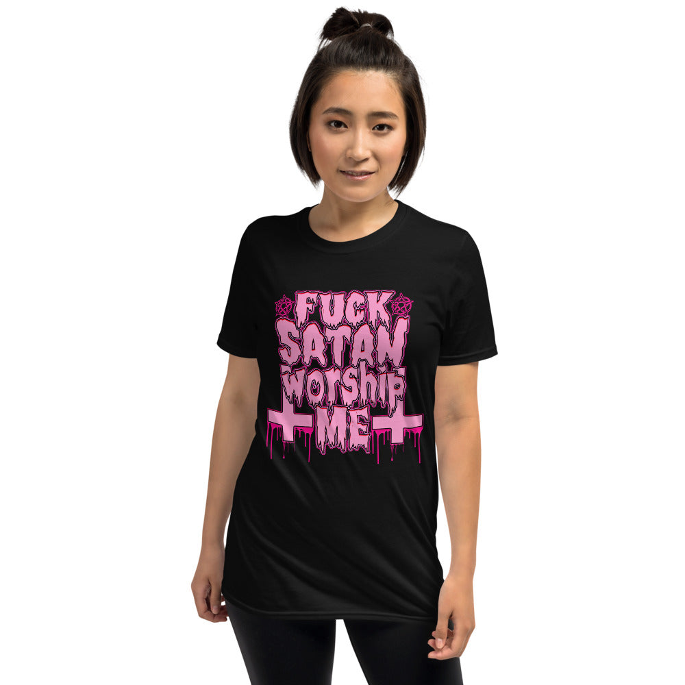 Fuck Satan Short-Sleeve Unisex T-Shirt