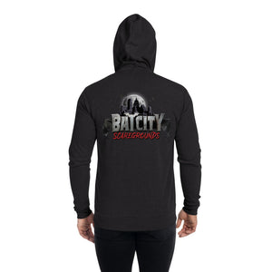 Bat City Scaregrounds Unisex zip hoodie