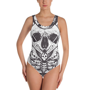 HorrorWeb Cryptic Moth One-Piece Swimsuit