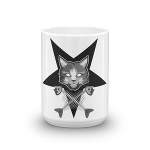 Pentagram Cat Mug