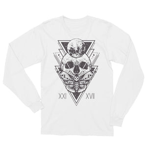 HorrorWeb Cryptic Moth Unisex Long Sleeve T-Shirt